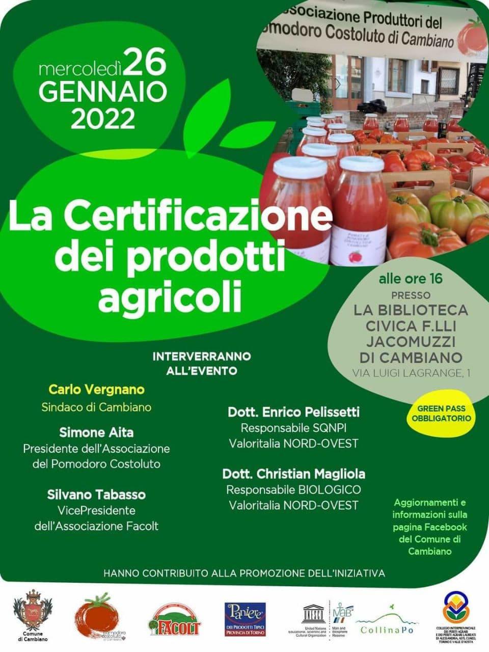 La certificazione dei prodotti agricoli