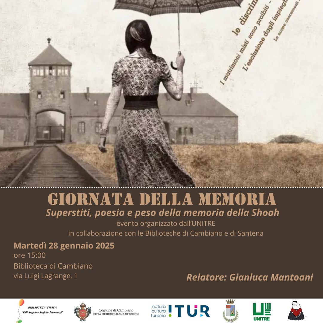 27 gennaio 2025: Giornata della Memoria 